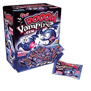 Ritirate le caramelle Fini Boom Vampire Gum: troppo colorante E 133