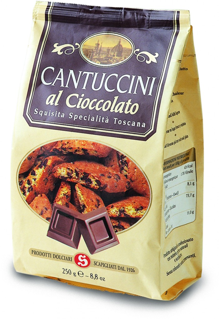 scapigliati Cantuccini cioccolato