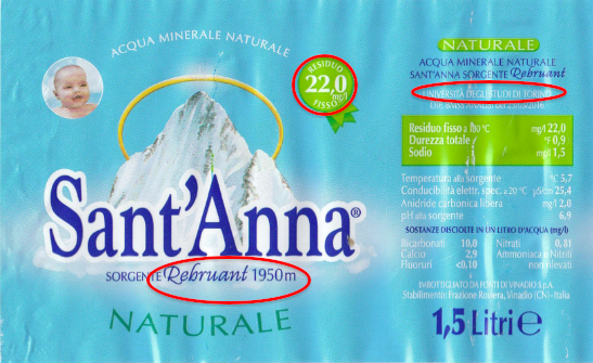 Humana Italia Acqua Oligomin Fonteviva 1lt