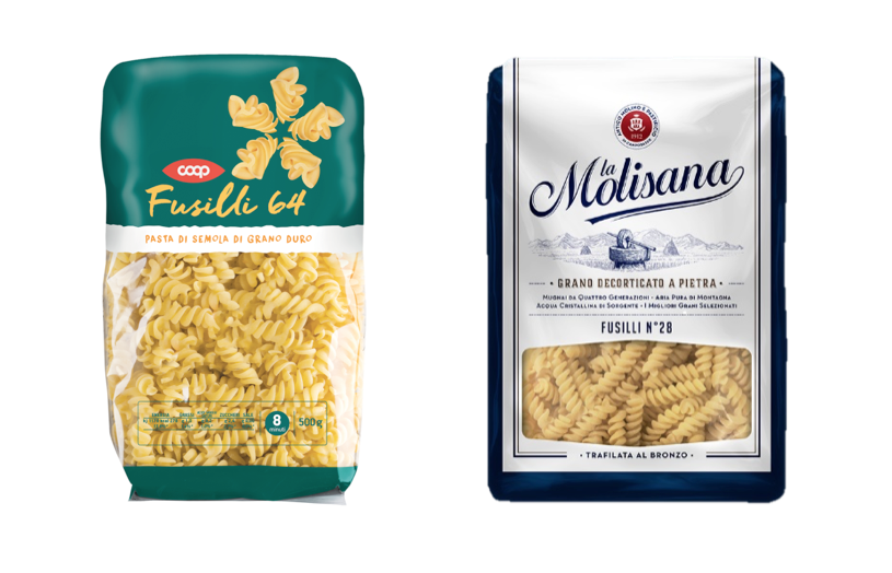 Pasta Coop e La Molisana: stesso produttore, ma prezzo e qualità diversi