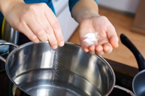 sale acqua per la pasta