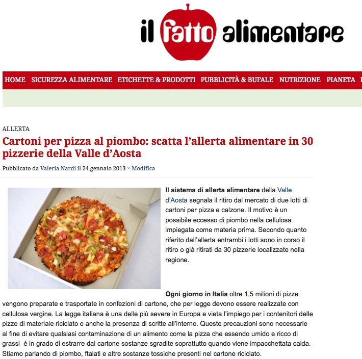 articolo cartoni pizza