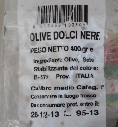 olive bel colle botulino retro