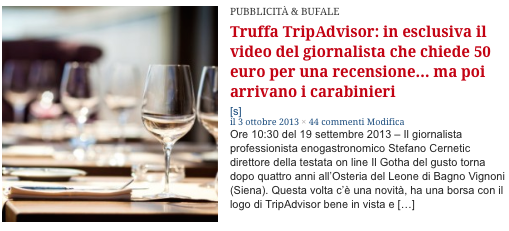 tripadvisor articolo ifa