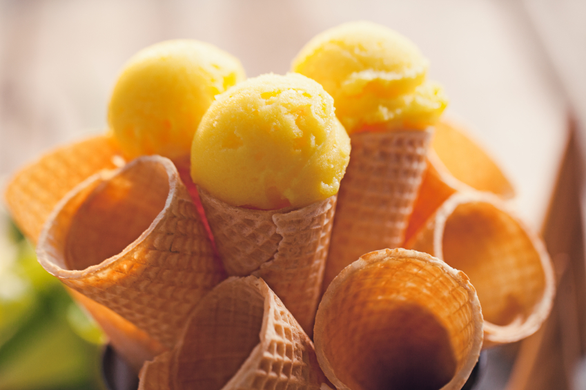 gelato Lemon Ice-Cream