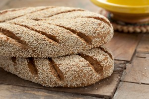 Fresh Moroccan semolina bread