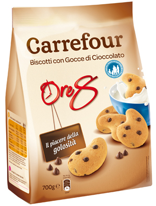 carrefour biscotti con gocce di cioccolato