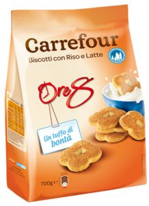 carrefour biscotti con riso e latte