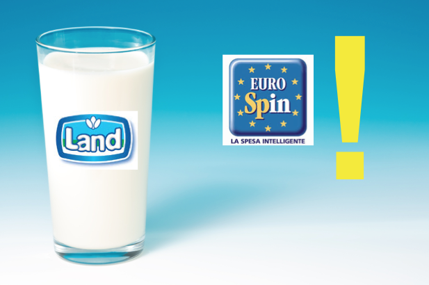 ritiro latte eurospin land