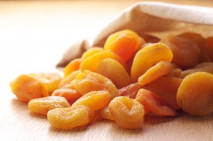 Dried apricots