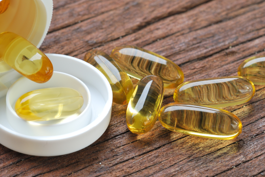 Cod liver oil omega 3 gel capsules Frode alimentare