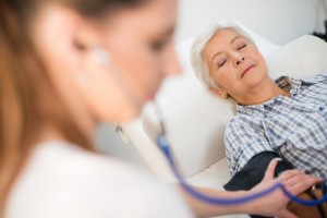 Checking Patient's Blood Pressure