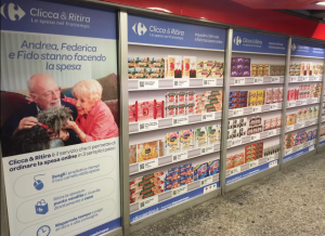 clicca ritira carrefour loreto milano spesa online