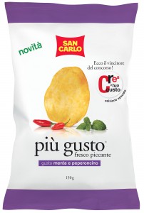san carlo piu gusto fresco piccante patatine menta peperoncino