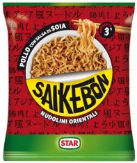 Nodulini Orientali SaiKeBon Star Pollo con salsa di soia