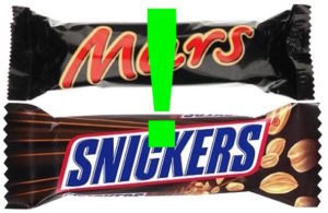 mars snickers ritiro