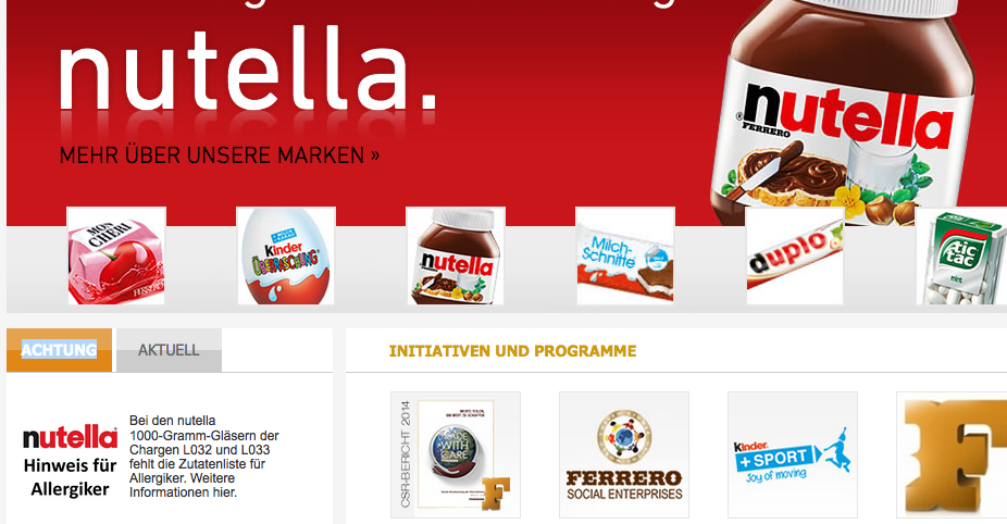 Nutella germania