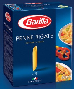 pasta barilla penne rigate confezione