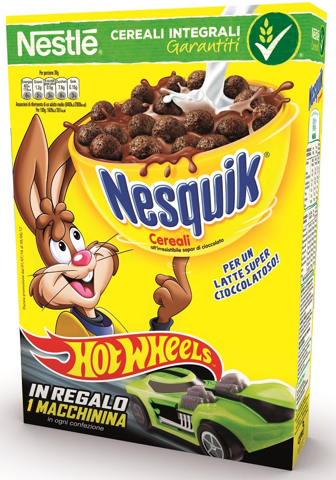 Nestle Hot Wheels Nesquik cereali