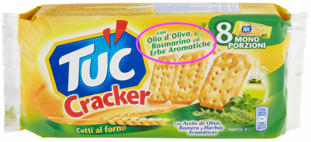 tuc erbe aromatiche cracker