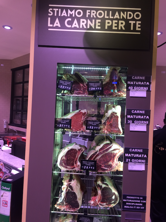 macelleria carrefour frollatura carne bovina