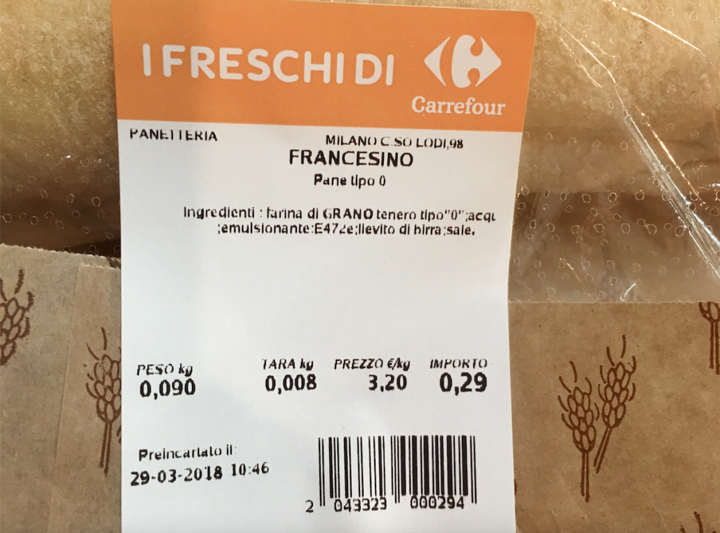 francesino pane carrefour