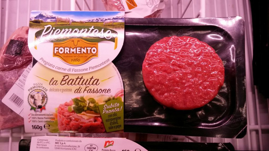 tartare bovino formento confezione fronte